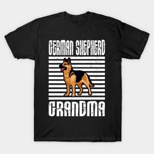 German Shepherd Grandma Proud Dogs T-Shirt